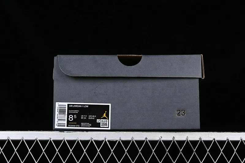All categories Air Jordan Jordan series basketball shoes Air Jordan 1 Low Z version Air Jordan 1 Low OG "Yellow Ocher" AJ1 Joe 1 black and yellow low-top cultural casual sneakers 553558-072